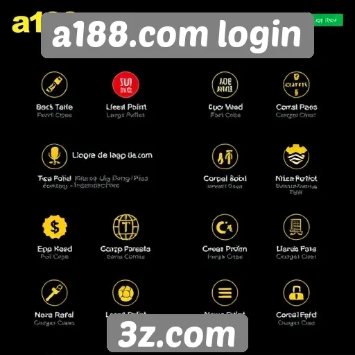 Recursos e funcionalidades do login no a188.com