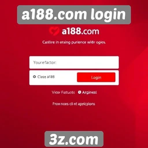 Visão geral das funcionalidades do login a188.com