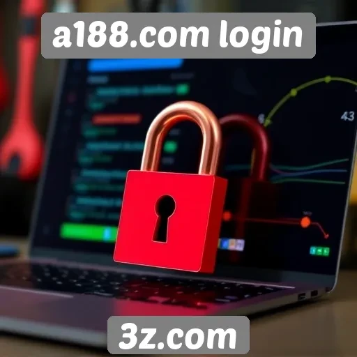 Verificação de segurança no login do a188.com
